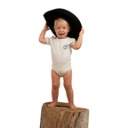 Ringers Western Infants S/S Romper  (523001RW) Grey Marle