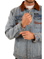 Ringers Western Mens Bellbrae L/S Overshirt (124016RW) Light Wash Blue