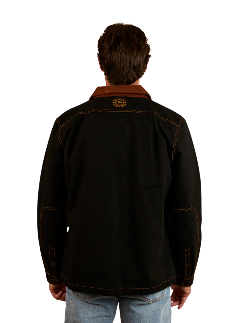 Ringers Western Mens Riverglen L/S Overshirt (124015RW) Washed Black