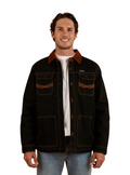 Ringers Western Mens Riverglen L/S Overshirt (124015RW) Washed Black
