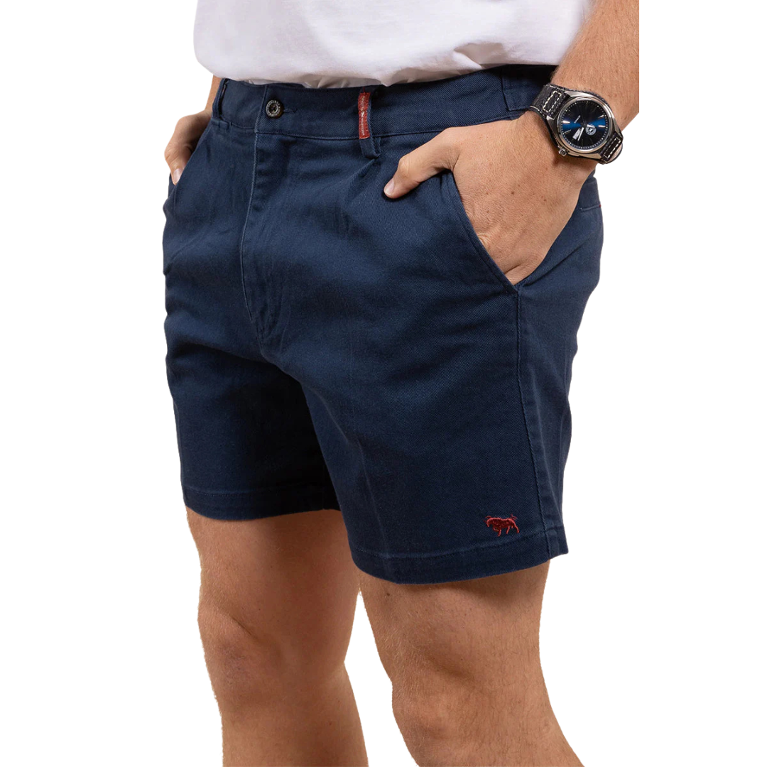 Ringers Western Mens Cloncurry Heavyweight Work Shorts (121104RW) Dark Navy