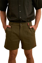 Ringers Western Mens Cloncurry Heavyweight Work Shorts (121104RW) Military Green
