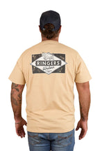 Ringers Western Mens Hometown Loose Fit S/S Tee (124032RW) Dark Sand