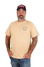Ringers Western Mens Hometown Loose Fit S/S Tee (124032RW) Dark Sand