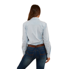 Ringers Western Womens Homestead L/S Dress Shirt (223018RW) Blue Chambray