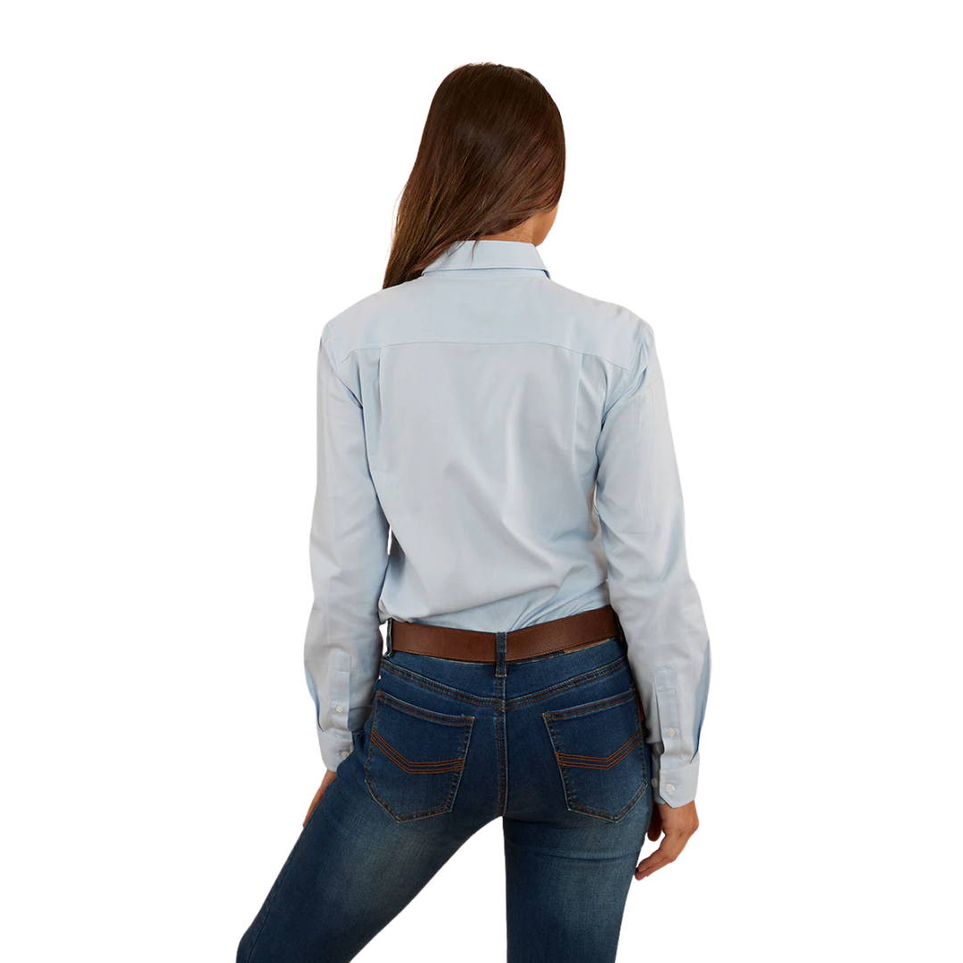 Ringers Western Womens Homestead L/S Dress Shirt (223018RW) Blue Chambray