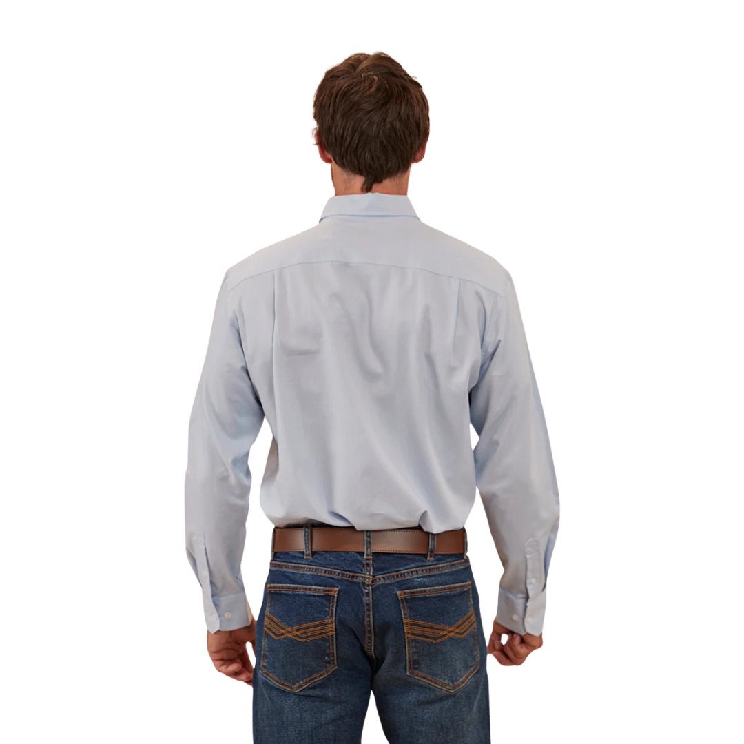 Ringers Western Mens Homestead L/S Dress Shirt (122102RW) Blue Chambray