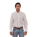 Ringers Western Mens Homestead L/S Dress Shirt (122102RW) White