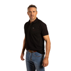 Ringers Western Mens Essential Polo (122011RW) Black