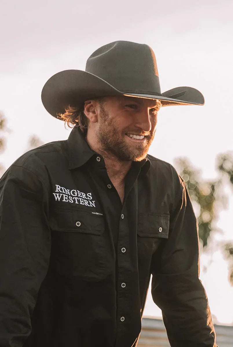 Ringers Western Drafter Wool Hat (721066RW) Charcoal