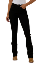 Ringers Western Womens Penny High Rise Bootleg Jeans (221115RW) Black