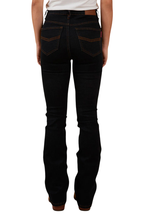 Ringers Western Womens Penny High Rise Bootleg Jeans (221115RW) Dark Blue