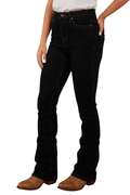 Ringers Western Womens Penny High Rise Bootleg Jeans (221115RW) Dark Blue