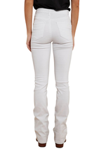 Ringers Western Womens Penny High Rise Bootleg Jeans (221115RW) White