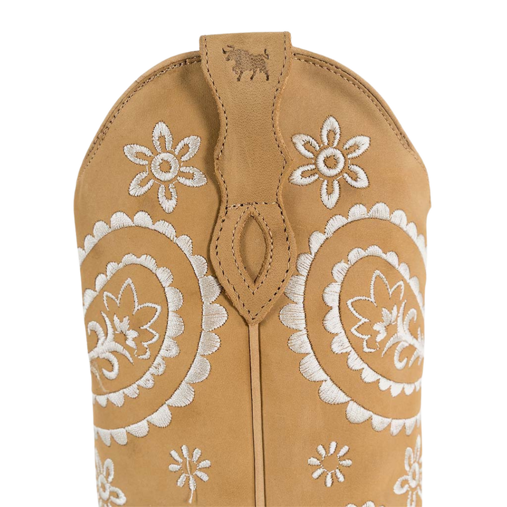 Ringers Western Womens Olivia Cuban Heel Western Boots (519250116) Bone
