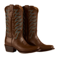 Ringers Western Womens Longreach Cuban Heel Boots (519250104) Saddle Tan