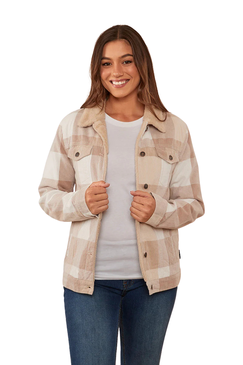 Ringers Western Womens Killawarra Corduroy Jacket (220211801) Woodsmoke