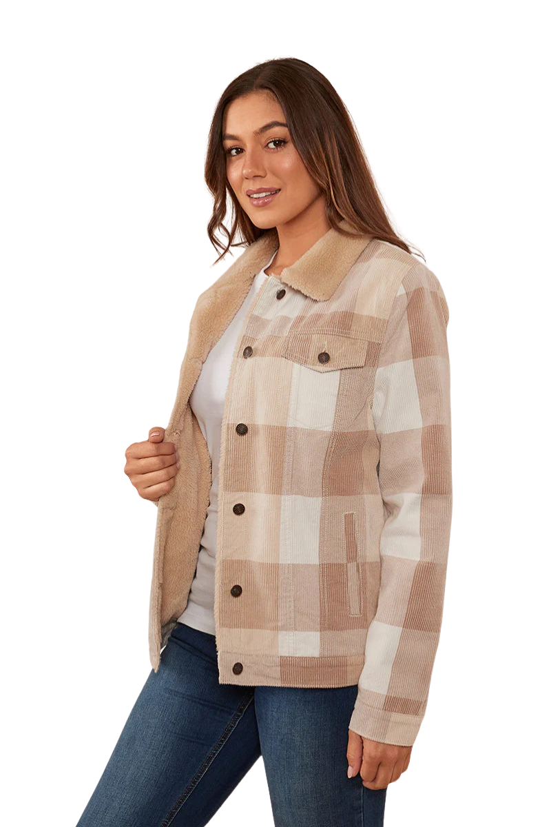 Ringers Western Womens Killawarra Corduroy Jacket (220211801) Woodsmoke