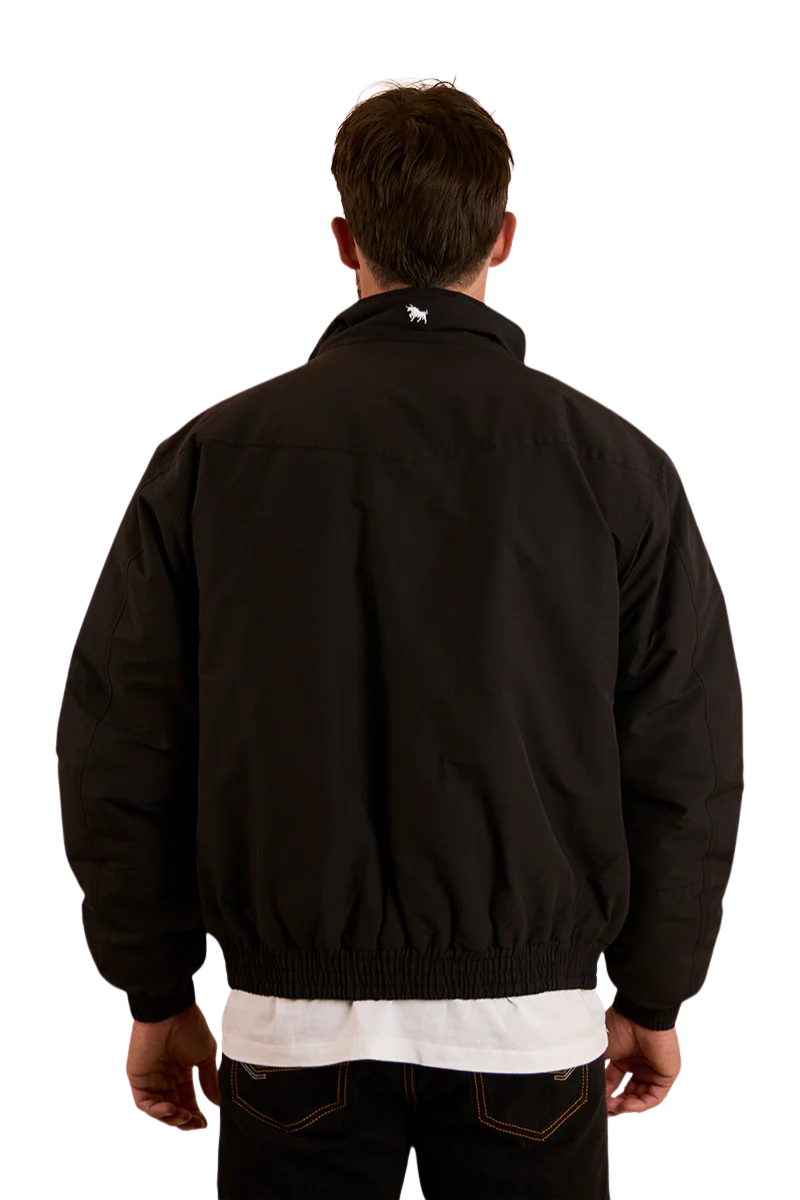 Ringers Western Mens Kidman Jacket (122059RW) Black with White Print