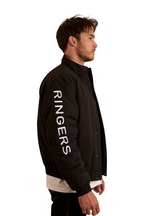 Ringers Western Mens Kidman Jacket (122059RW) Black with White Print
