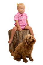 Ringers Western Infants S/S Workshirt Romper (523002RW) Pastel Pink