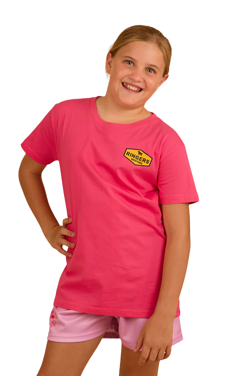 Ringers Western Childrens Servo Classic Fit S/S Tee (322019RW) Melon [SD]