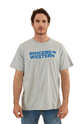 Ringers Western Mens Hastings Loose Fit S/S Tee (122110RW) Grey [SD]