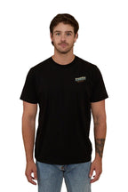 Ringers Western Mens Buckin Barra Loose Fit S/S Tee (123110RW) Black