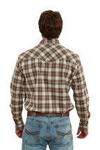 Ringers Western Mens Dillinger L/S Western Shirt (122106RW) Dark Sand [SD]
