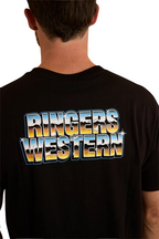 Ringers Western Mens Revhead Loose Fit S/S Tee (124035RW) Black [SD]