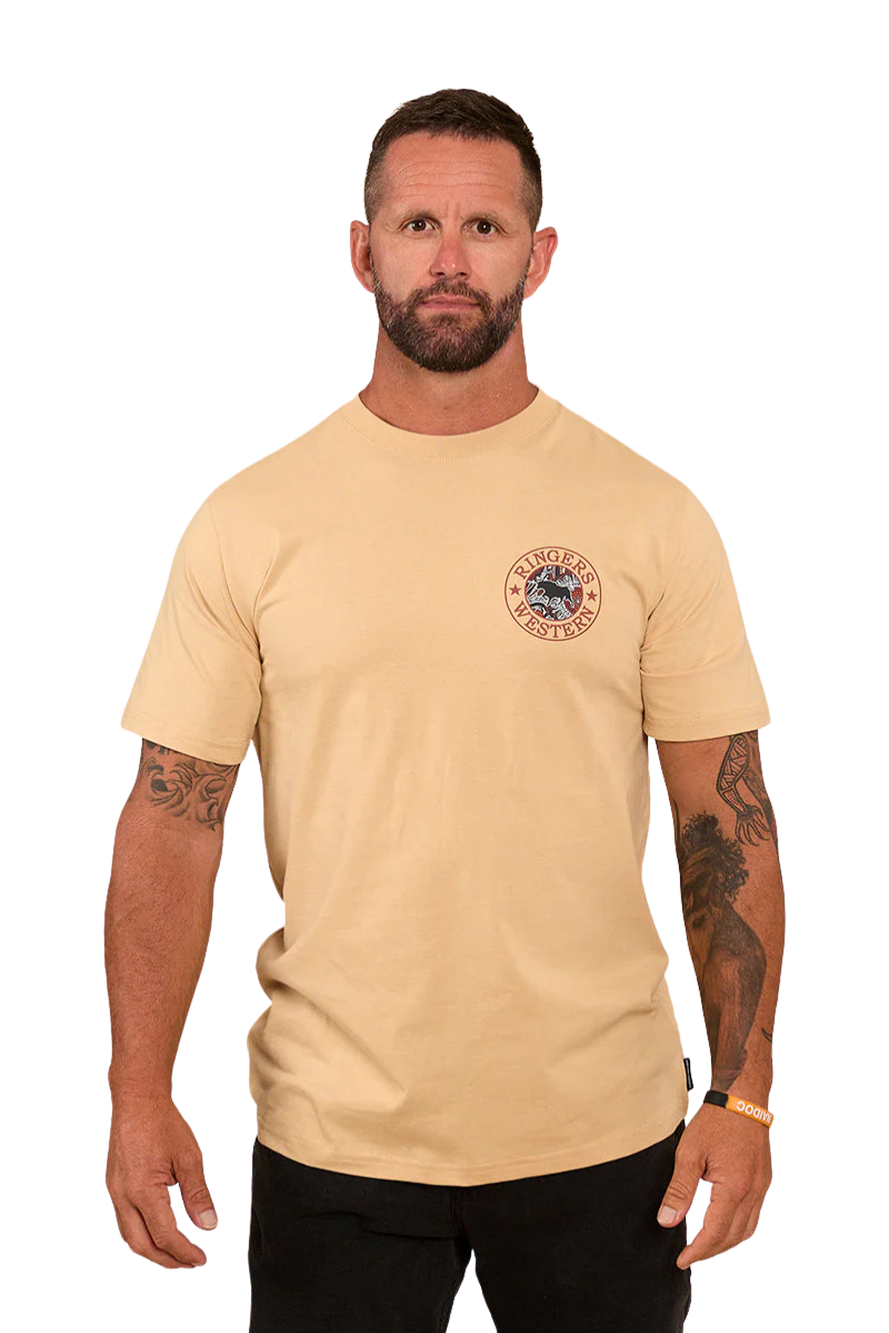 Ringers Western Unisex Walkabout Warrior S/S Tee (423006RW) Dark Sand