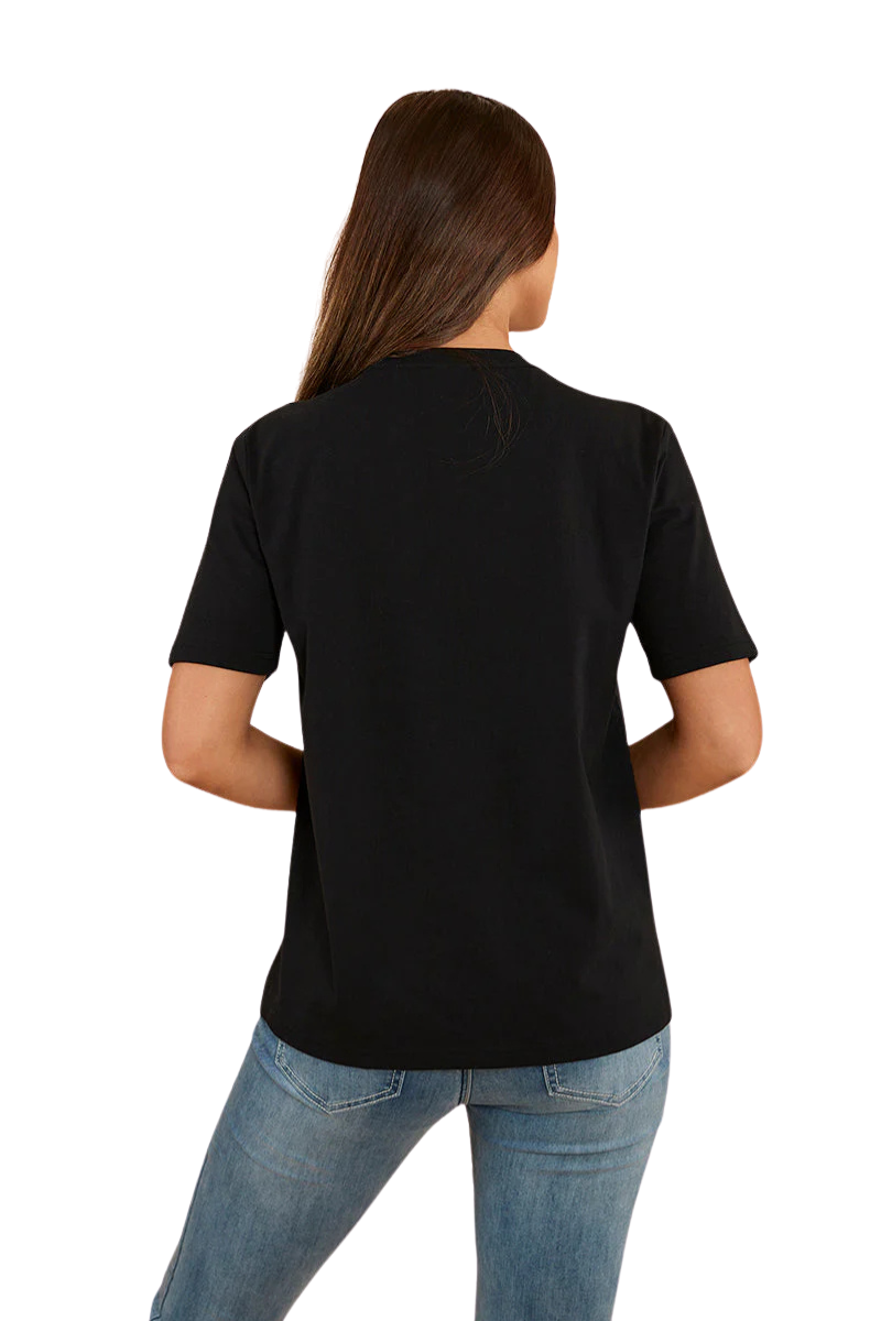 Ringers Western Womens Esther Loose Fit S/S Tee (223016RW) Black [SD]