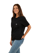 Ringers Western Womens Esther Loose Fit S/S Tee (223016RW) Black [SD]