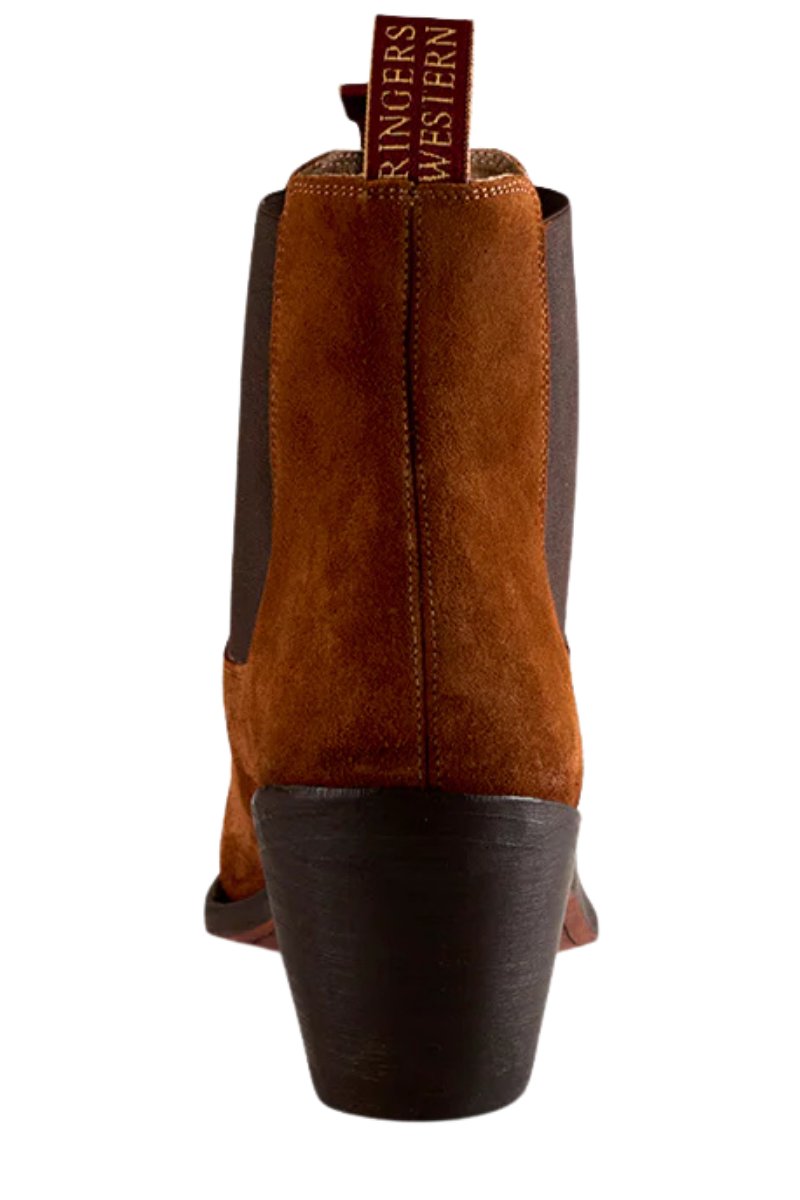 Ringers Western Womens Acacia Dress Boots (223023RW) Tan Suede [GD]