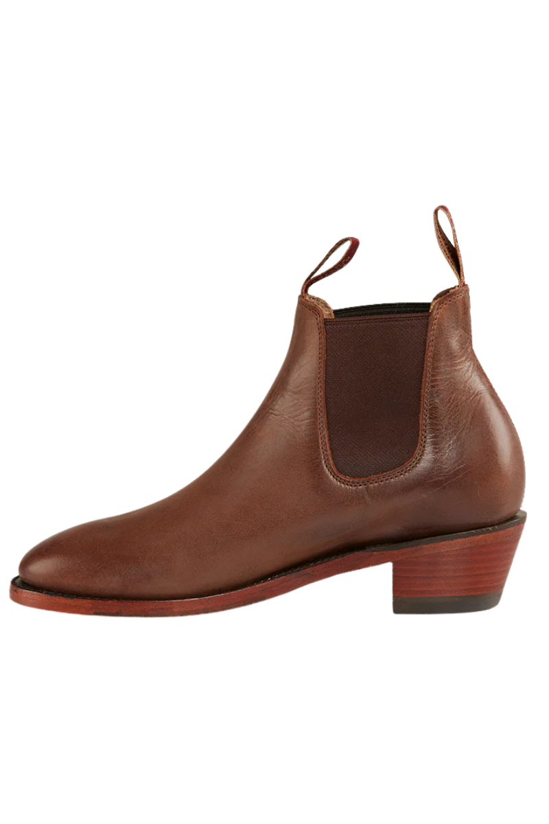 Ringers Western Womens Filly Classic Dress Boots (519250005) Burnt Brown [AD]
