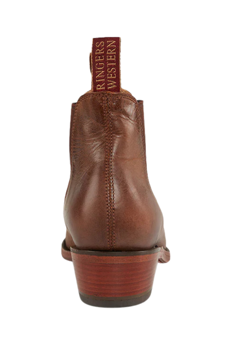 Ringers Western Womens Filly Classic Dress Boots (519250005) Burnt Brown [AD]