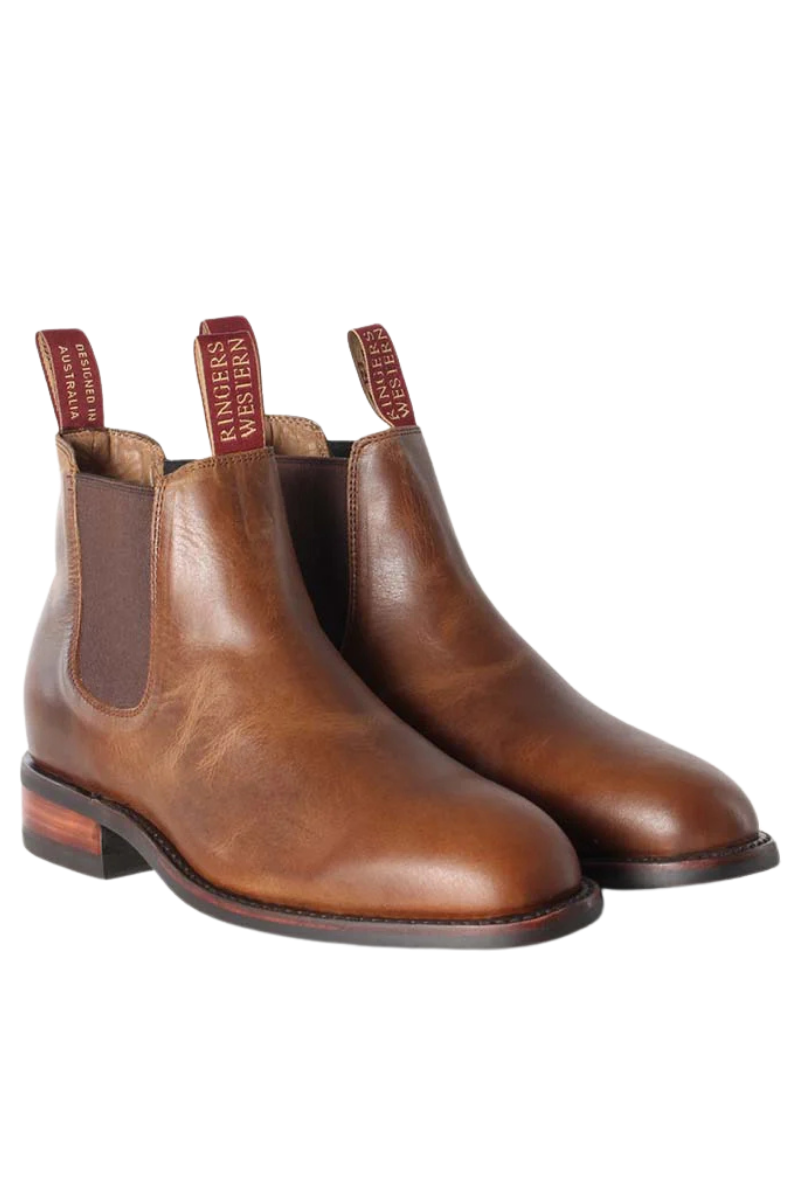 Ringers Western Womens Kununurra Dress Boots (519250010) Burnt Brown [AD]