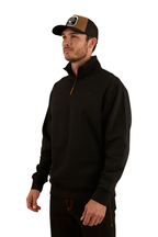 Ringers Western Mens Strand 1/4 Zip Jumper (123074RW) Black