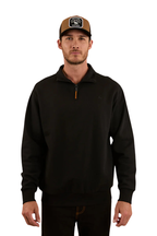 Ringers Western Mens Strand 1/4 Zip Jumper (123074RW) Black
