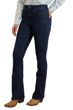 Ringers Western Womens Penny High Rise Bootleg Coolmax Jeans (223171RW) Dark Blue [SD]