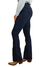 Ringers Western Womens Penny High Rise Bootleg Coolmax Jeans (223171RW) Dark Blue [SD]