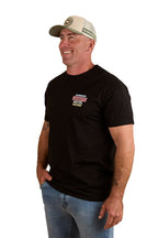 Ringers Western Mens Ride Hard Loose Fit S/S Tee (124066RW) Black