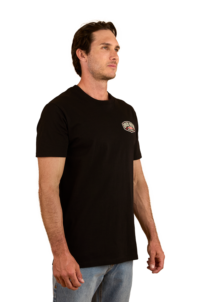 Ringers Western Mens Bars Best S/S Tee (124076RW) Black