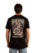 Ringers Western Mens Bars Best S/S Tee (124076RW) Black