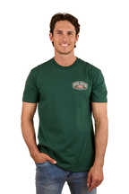 Ringers Western Mens Bars Best S/S Tee (124076RW) Pine