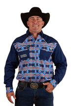 Ringers Western Mens Friday Night Limited Edition L/S Shirt (124071RW) Navy