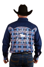 Ringers Western Mens Friday Night Limited Edition L/S Shirt (124071RW) Navy