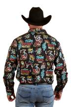 Ringers Western Mens The Dyno Limited Edition L/S Shirt (124089RW) Black/Multi