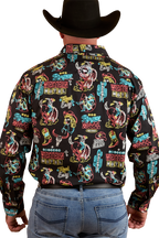 Ringers Western Mens The Dyno Limited Edition L/S Shirt (124089RW) Black/Multi
