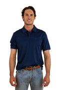 Ringers Western Mens Tech S/S Polo (124091RW) Navy